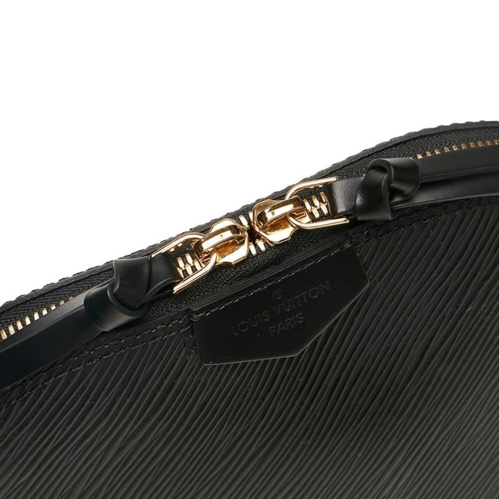 Louis Vuitton Epi Alma Mini Chain Shoulder Bag Noir Black Leather - Picture 5 of 8